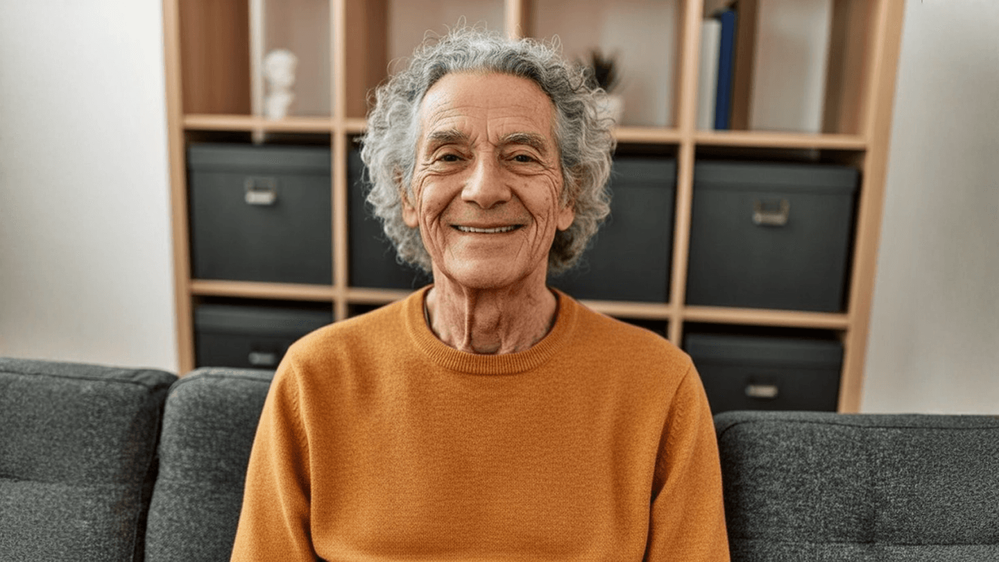 Esempio dell'output del filtro di invecchiamento AI di alta qualità.