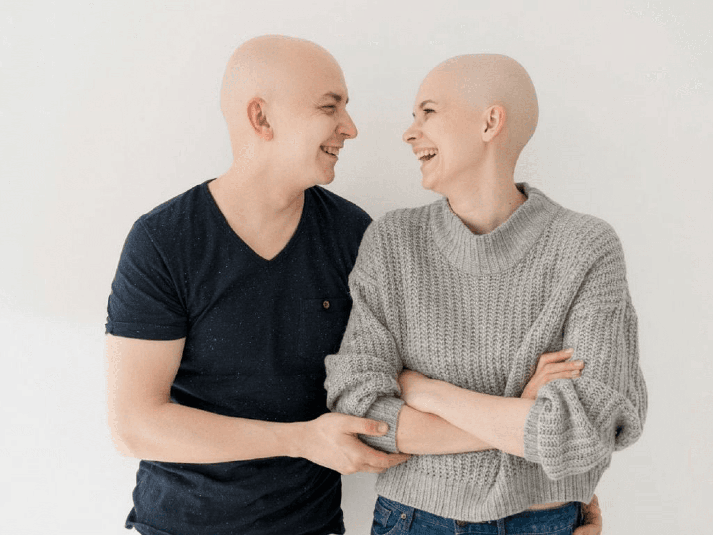 Esempio dell'output di alta qualità del filtro AI Bald.