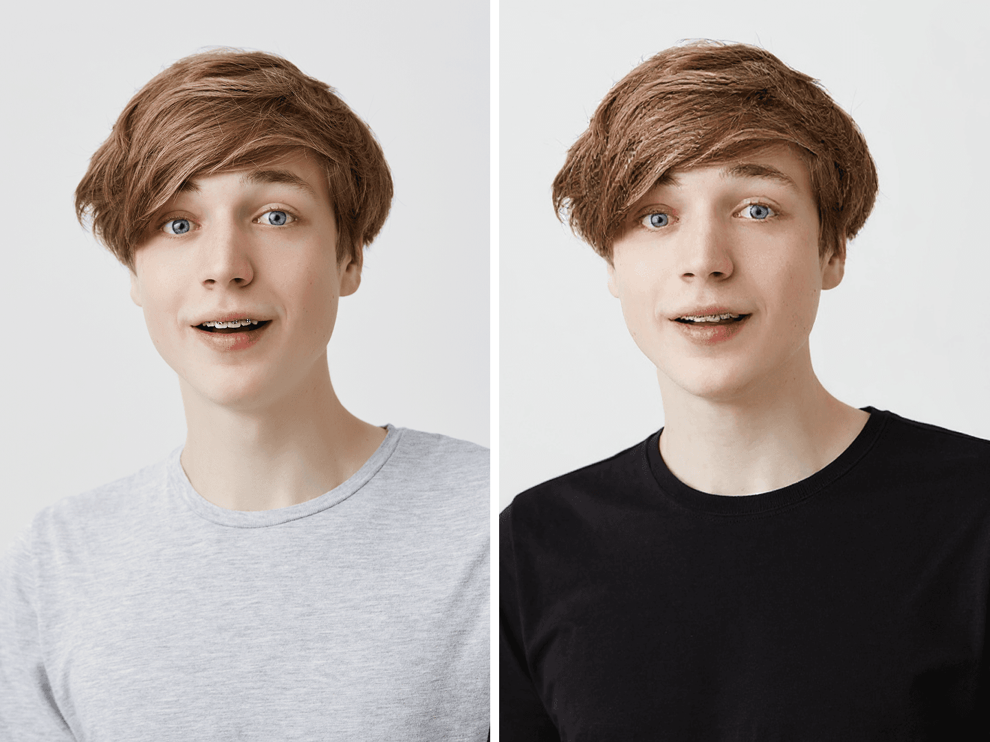 Example of the high-quality AI Clothes Changer  output.