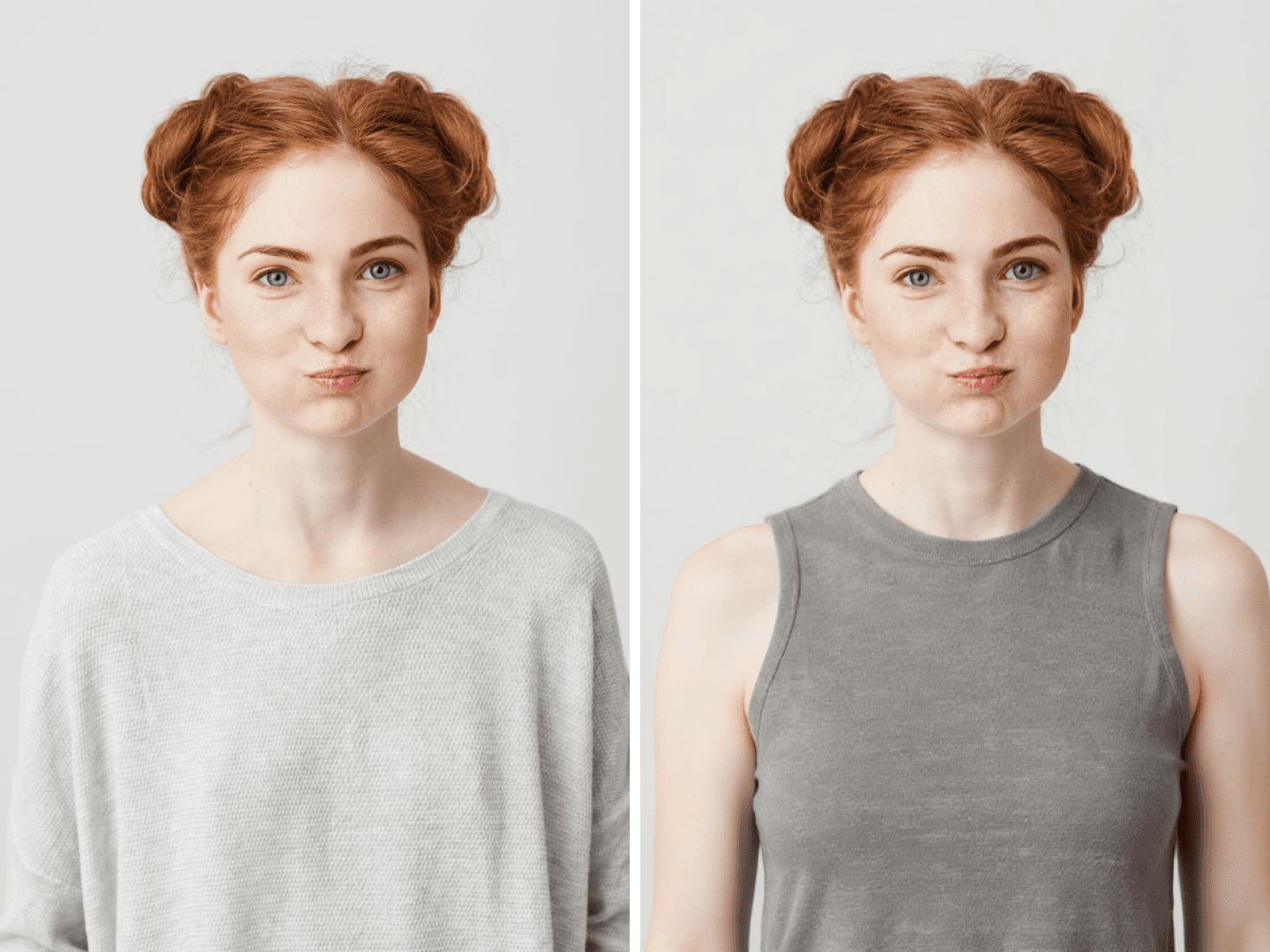 Example of the high-quality AI Clothes Changer  output.