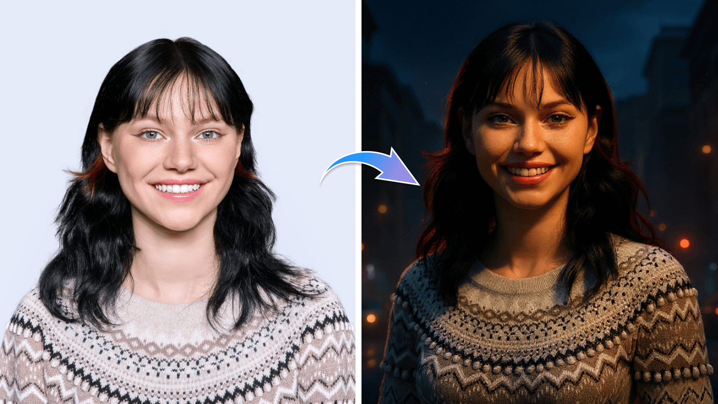 Esempio dell'output del filtro AI GTA di alta qualità.