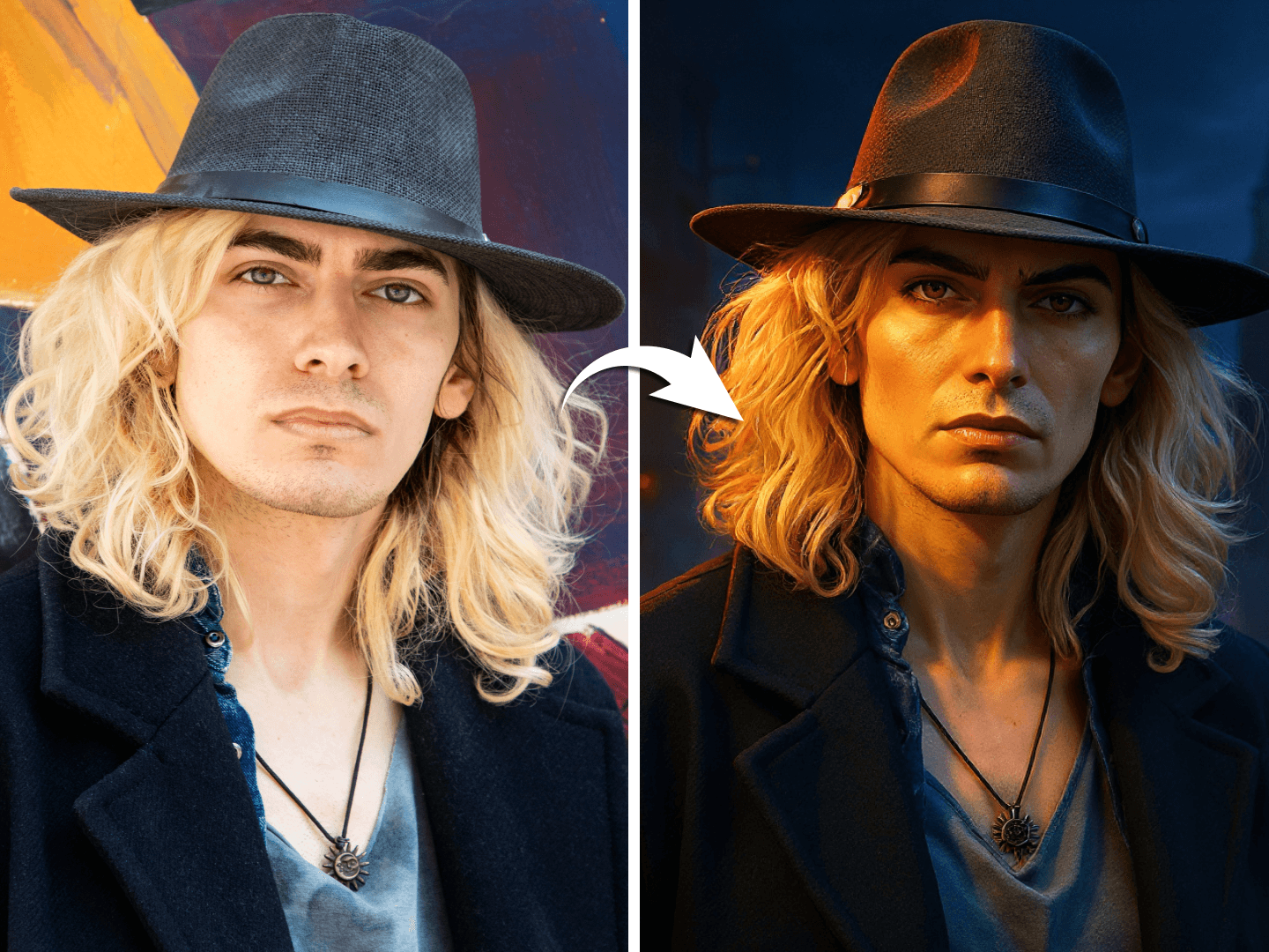 Esempio dell'output del filtro AI GTA di alta qualità.