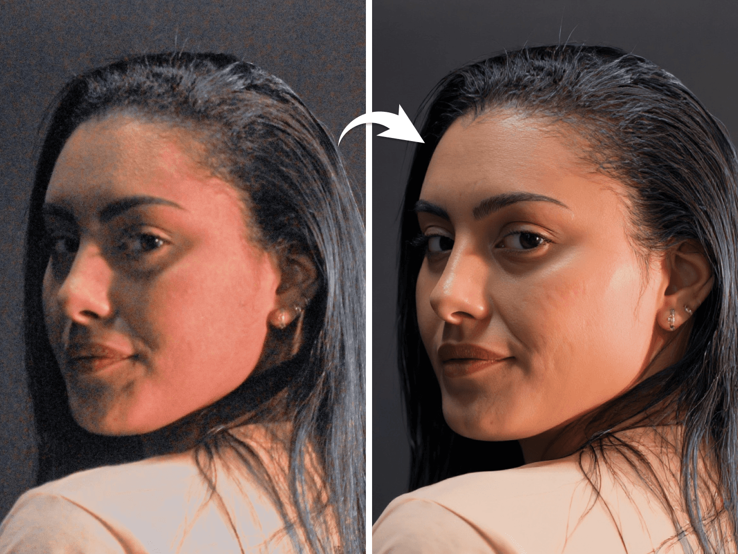 Example of the high-quality AI Image Denoiser  output.