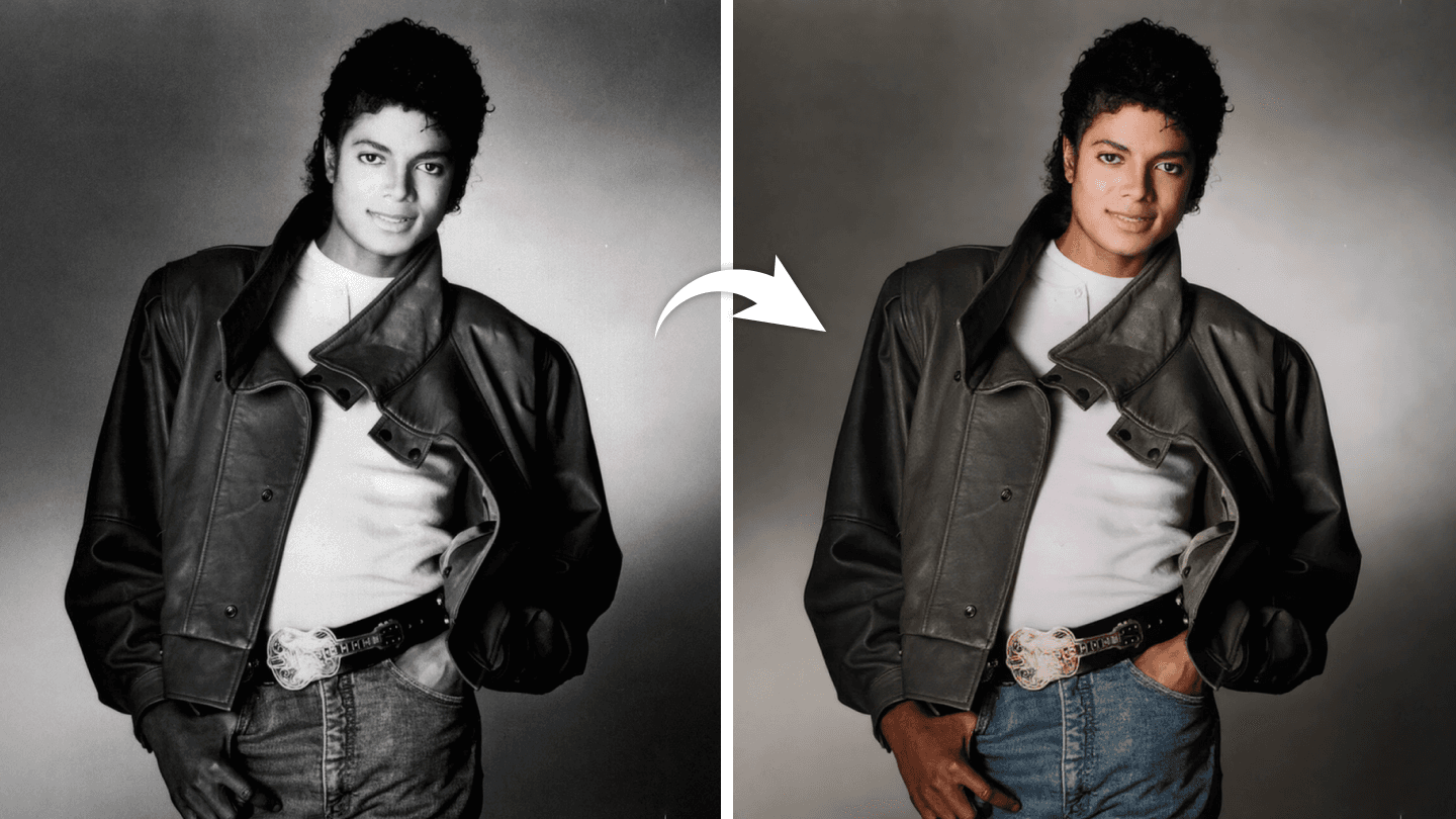 Example of the high-quality AI Photo Restoration output.