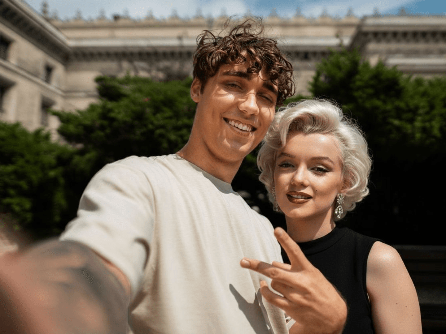 Passaggio 2 per utilizzare AI Selfie con Celebrity.