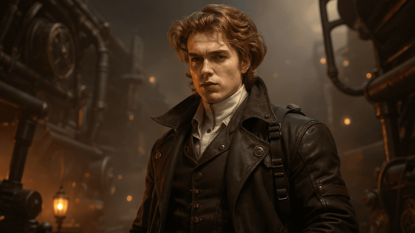 Esempio dell'output di alta qualità del generatore AI Steampunk.