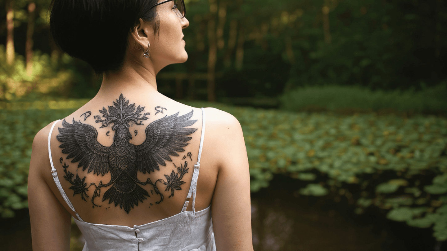 Example of the high-quality AI Tattoo Generator  output.