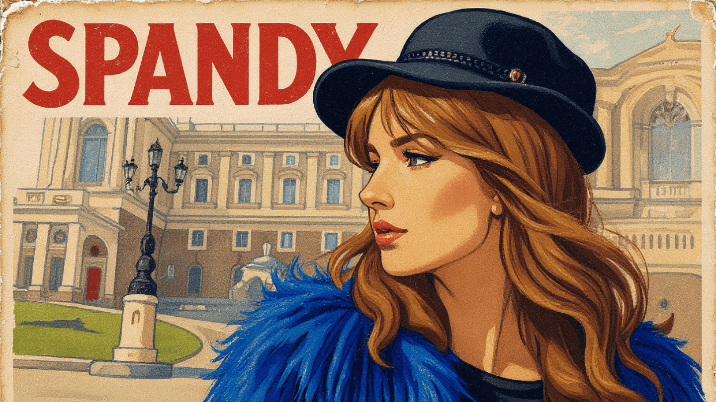 Esempio dell'output generato dal generatore di poster vintage AI di alta qualità.