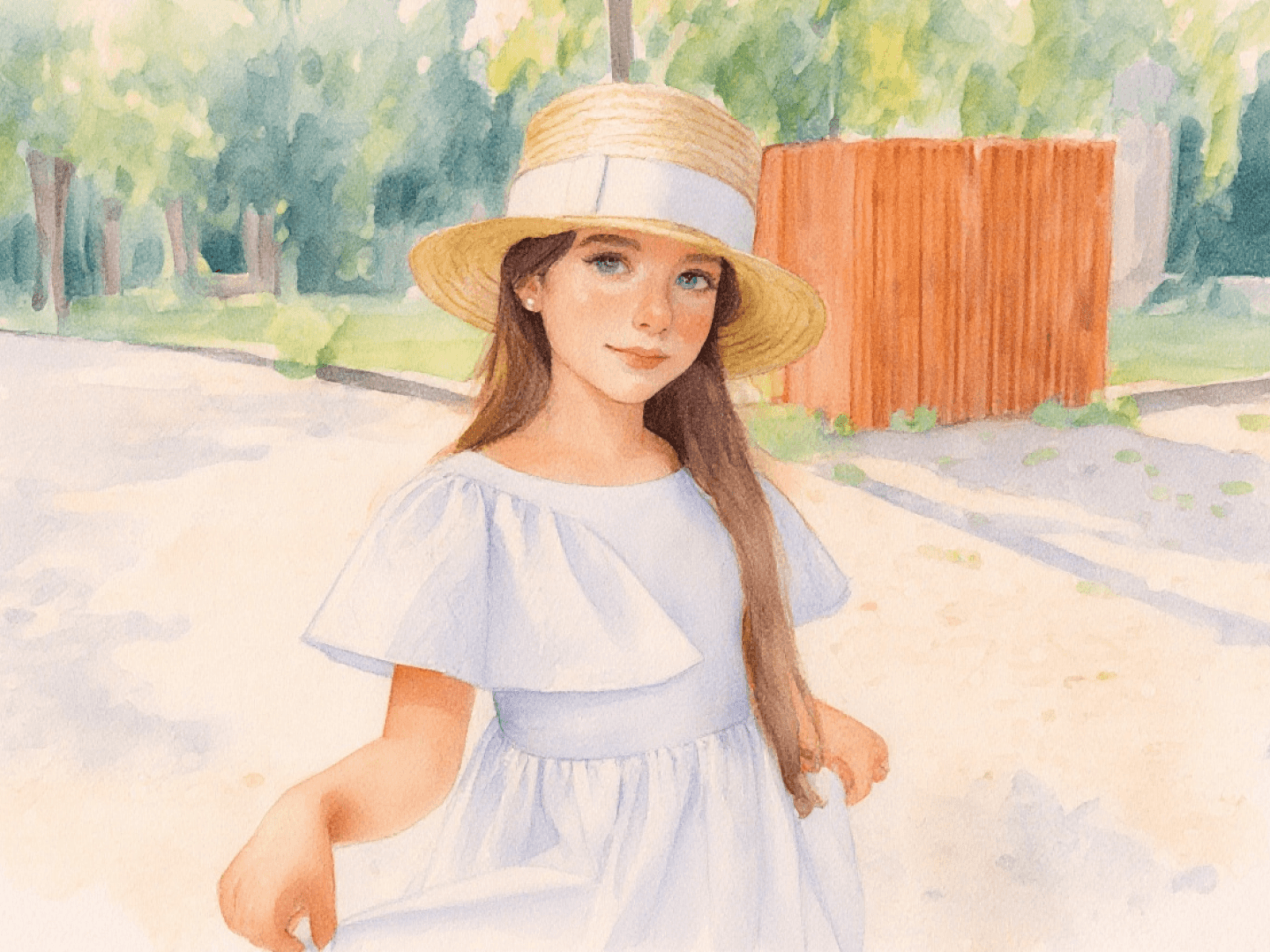 Esempio del output del generatore di acquerelli AI di alta qualità.