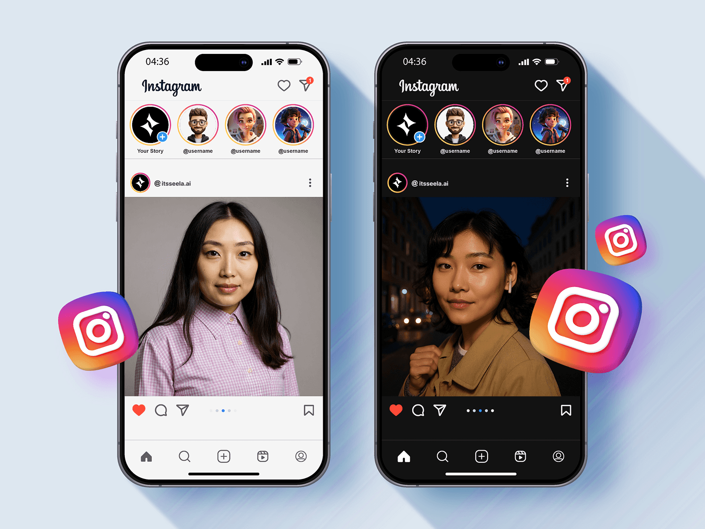 Creative use of AI Background Changer .