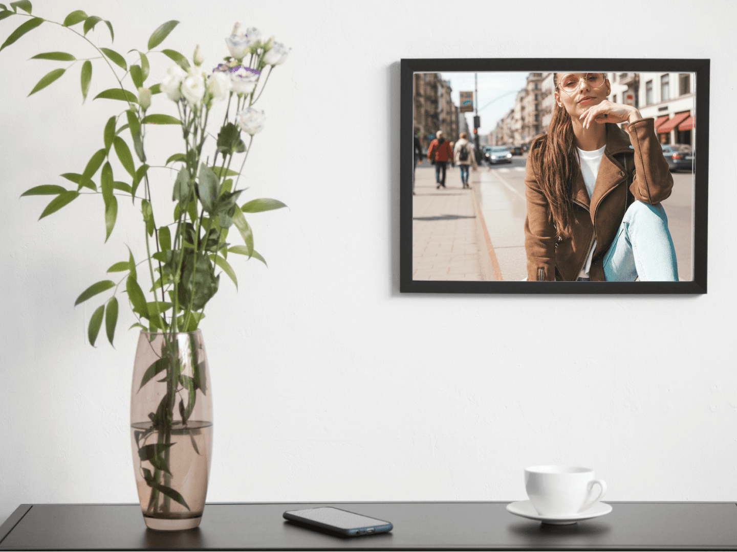 Creative use of AI Background Generator.