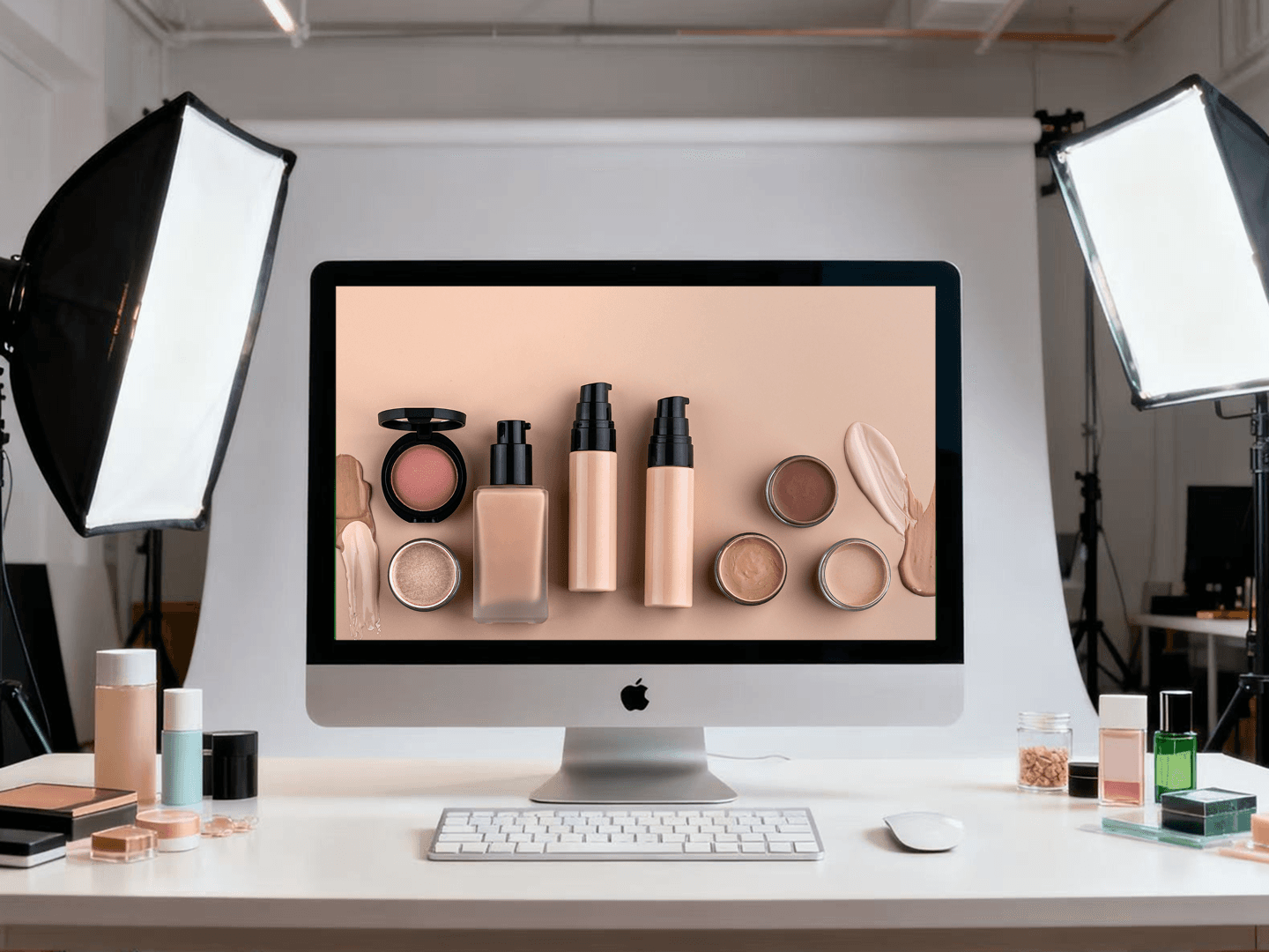 Creative use of AI Background Generator.