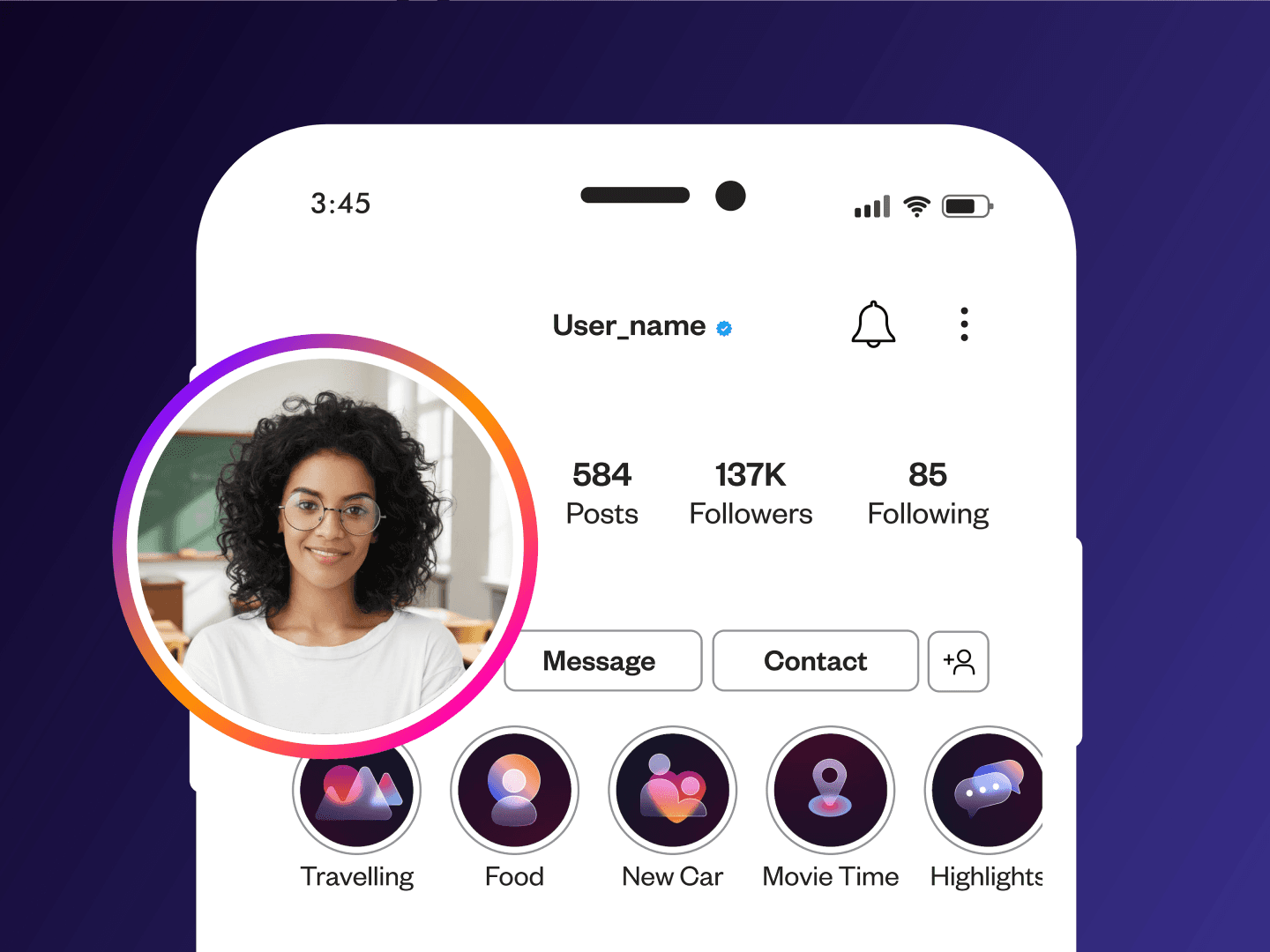 Creative use of AI Background Generator.