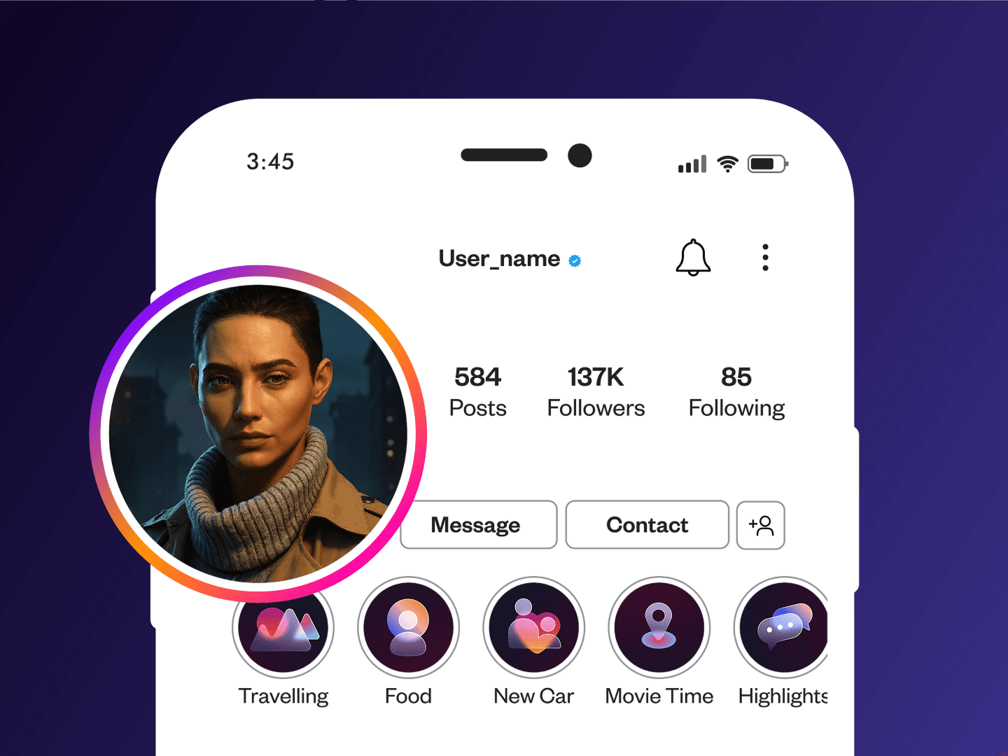 Uso creativo del filtro AI GTA.