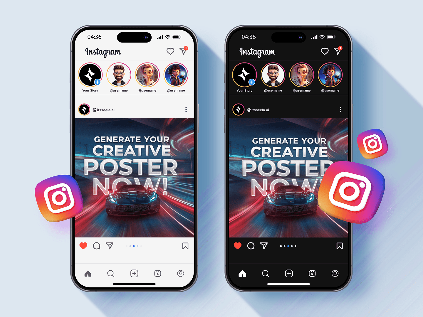 Creative use of AI Poster Generator.