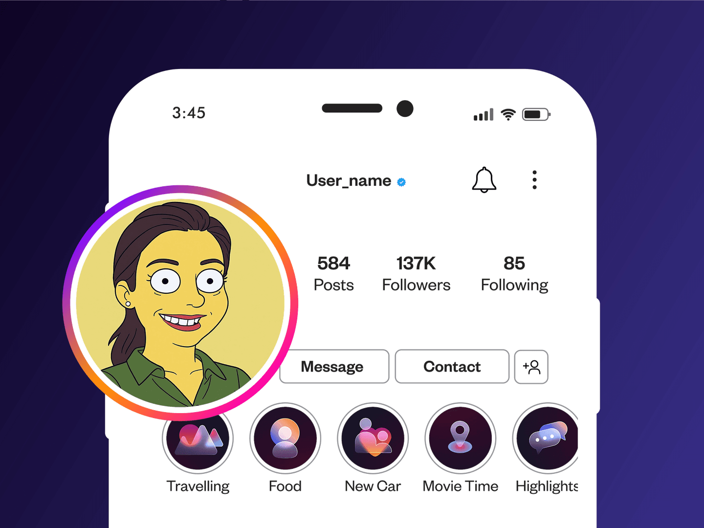 Uso creativo del Creatore di Personaggi dei Simpsons con intelligenza artificiale.