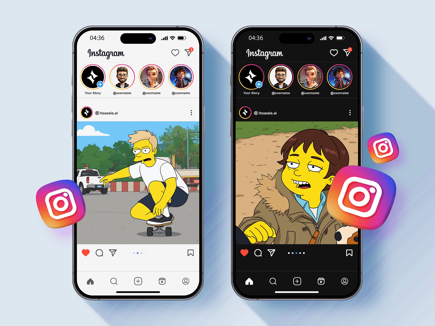 Uso creativo del Creatore di Personaggi dei Simpsons con intelligenza artificiale.