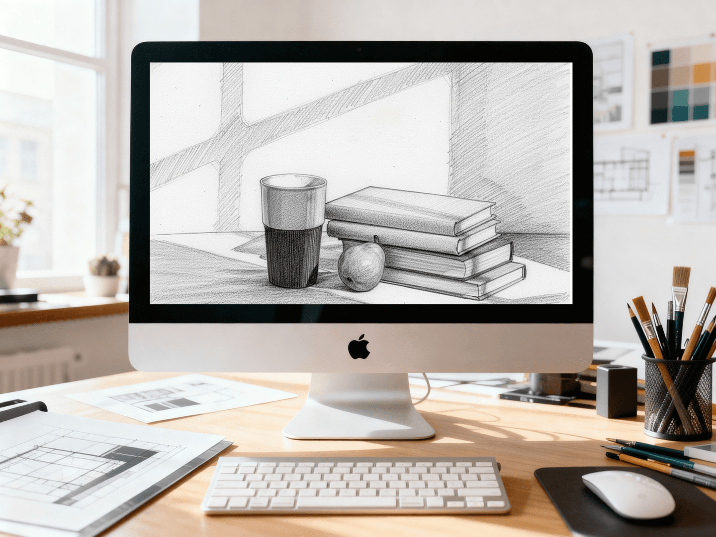 Uso creativo di AI Sketch Generator.