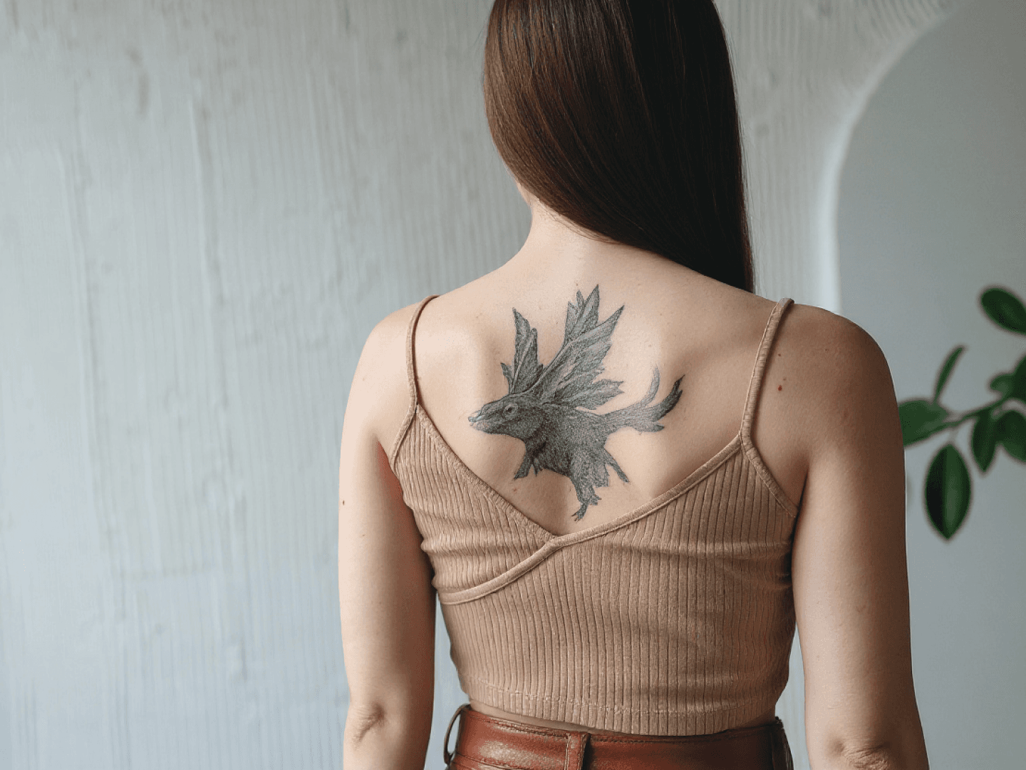 Creative use of AI Tattoo Generator .