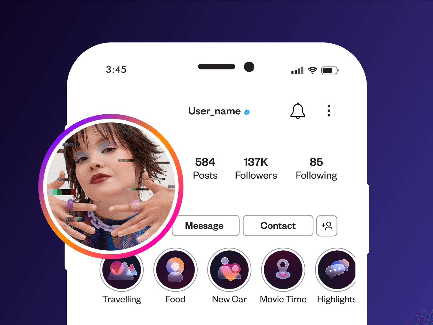 Uso creativo del Glitch Effect Generator.