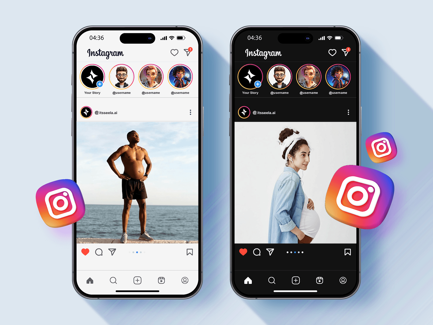 Uso creativo di Pregnant AI Generator.