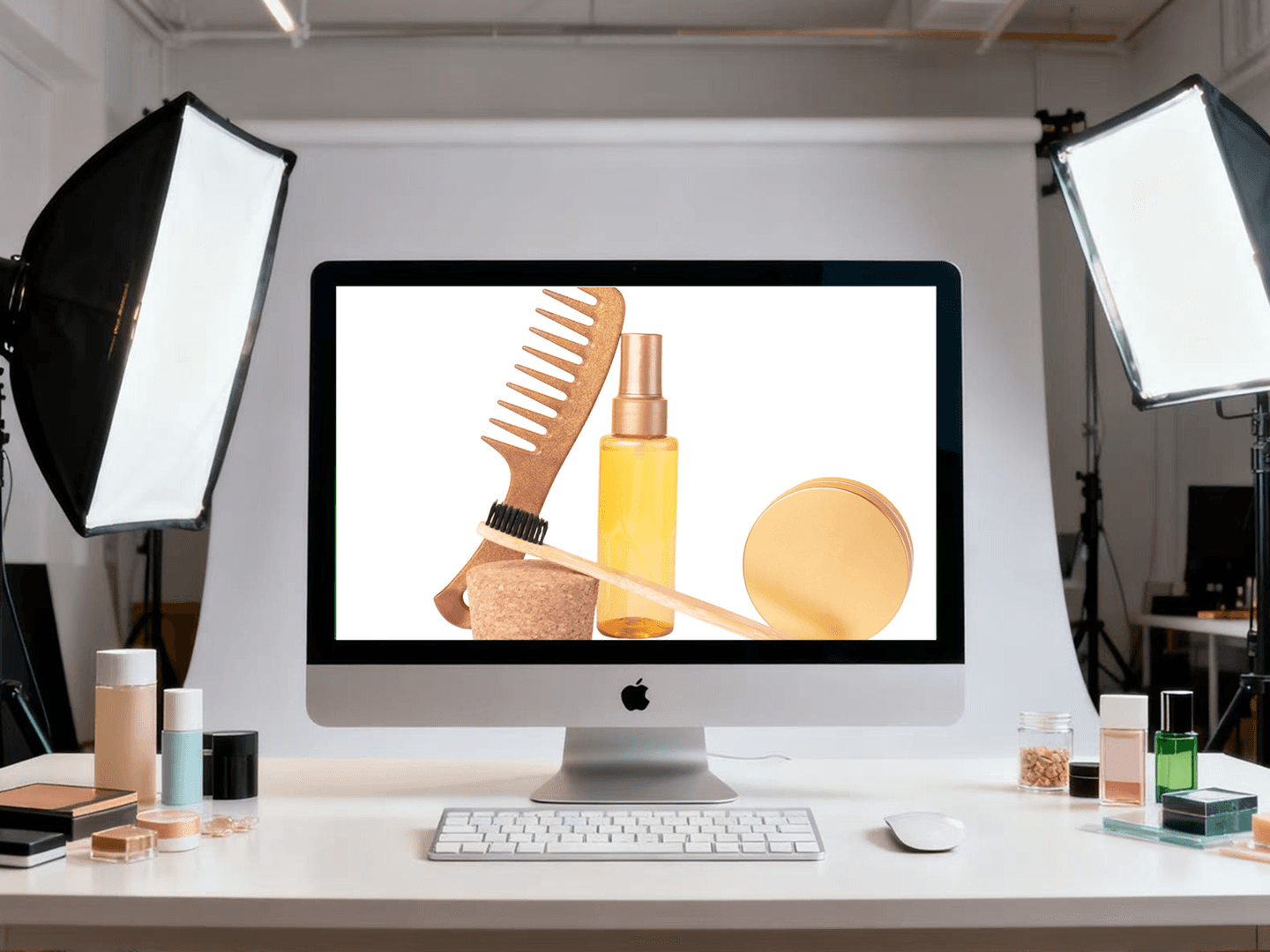 Creative use of White Background Generator.