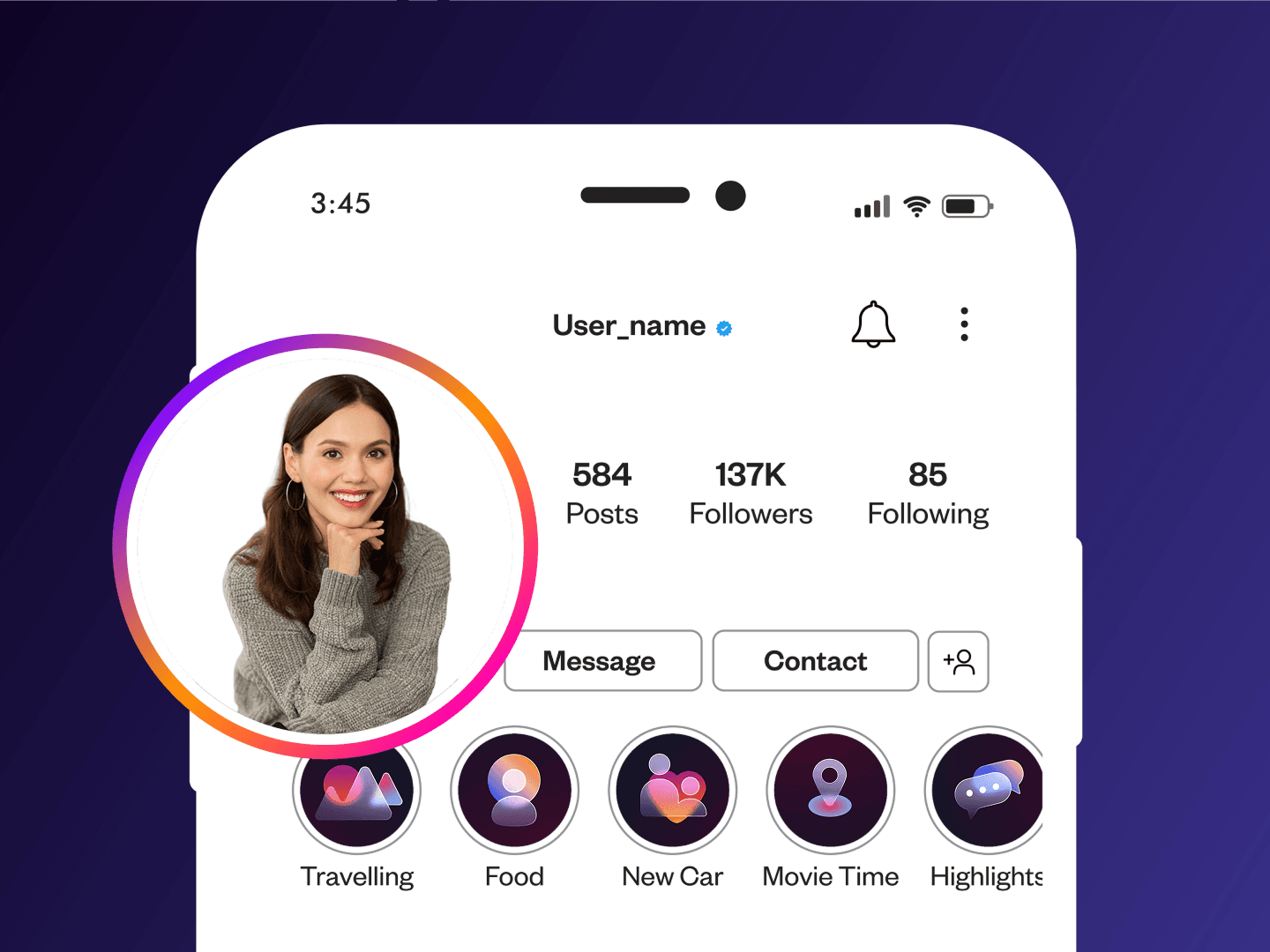 Creative use of White Background Generator.