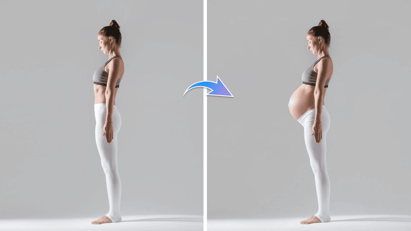 Esempio dell'output di alta qualità del Generatore AI per Gravidanza.