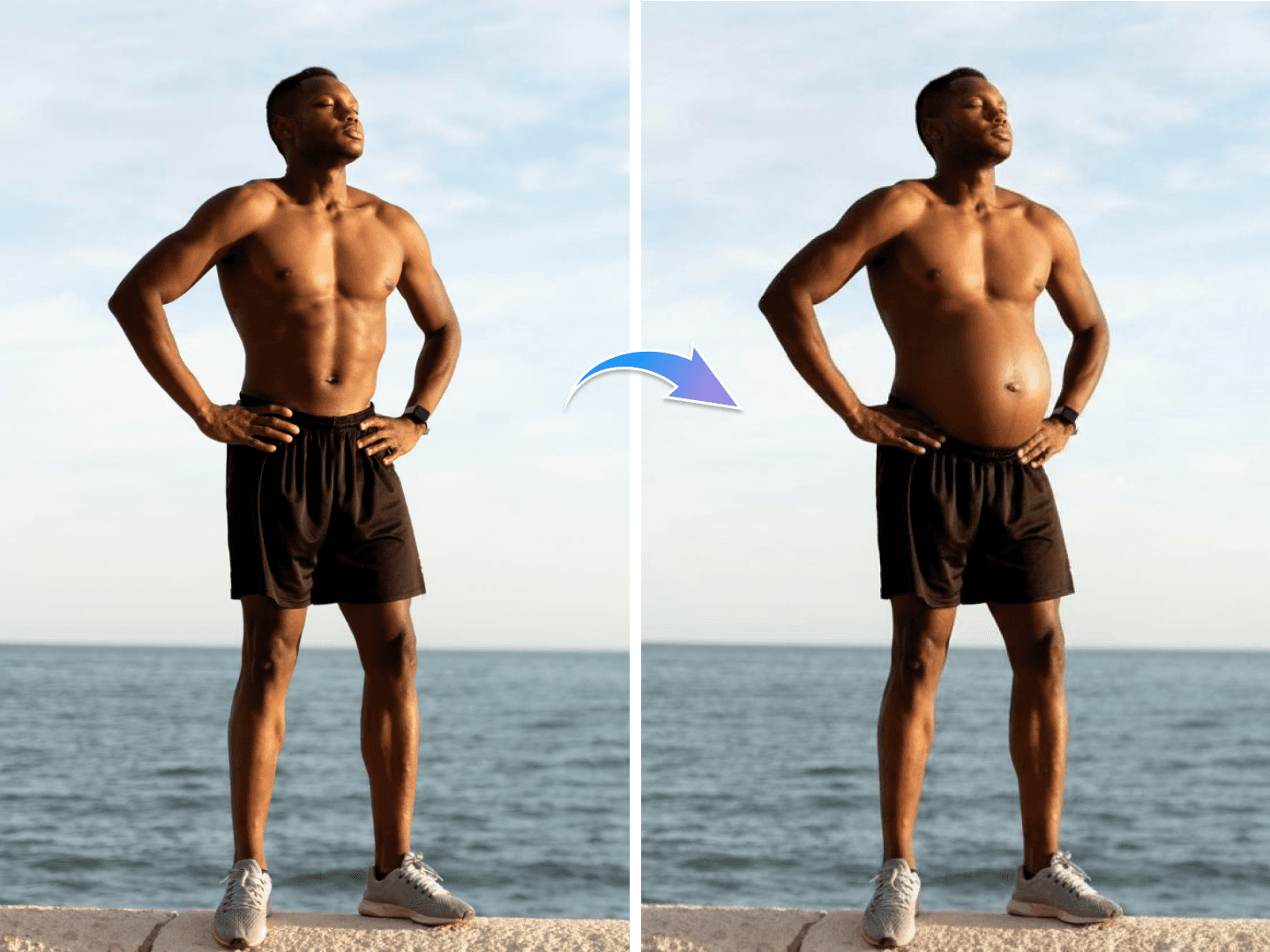 Esempio dell'output di alta qualità del Generatore AI per Gravidanza.