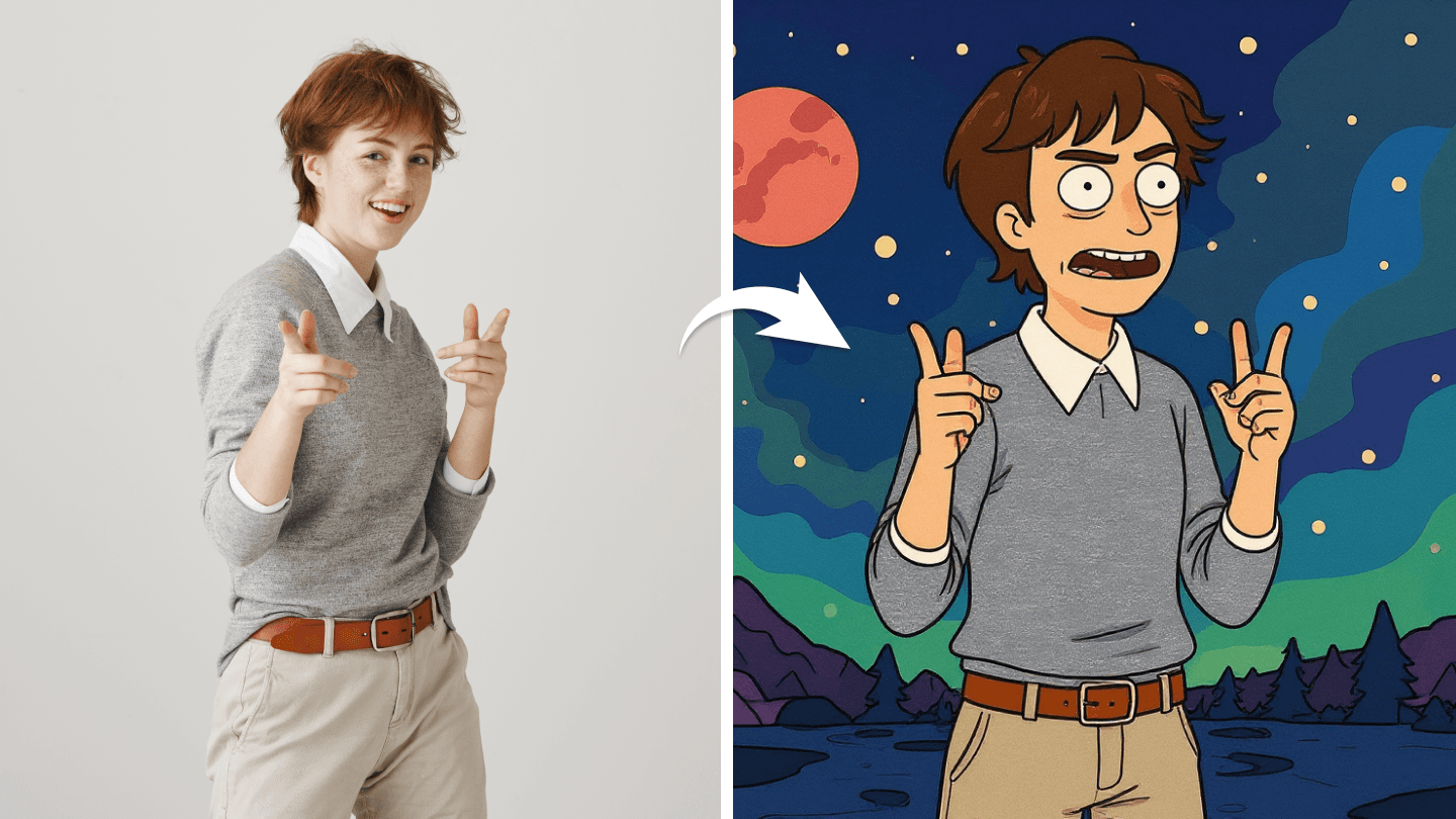 Esempio dell'output di alta qualità del generatore di AI di Rick and Morty.