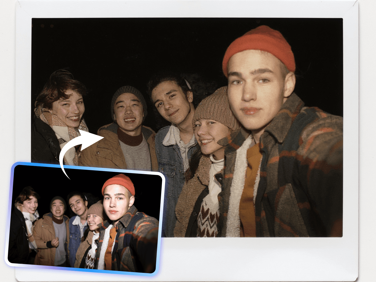 Preview of Creatore di foto polaroid con IA  effect