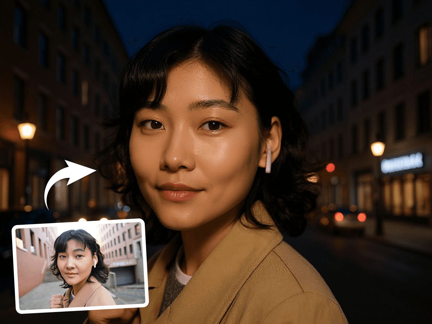 Preview of AI Background Changer  tool