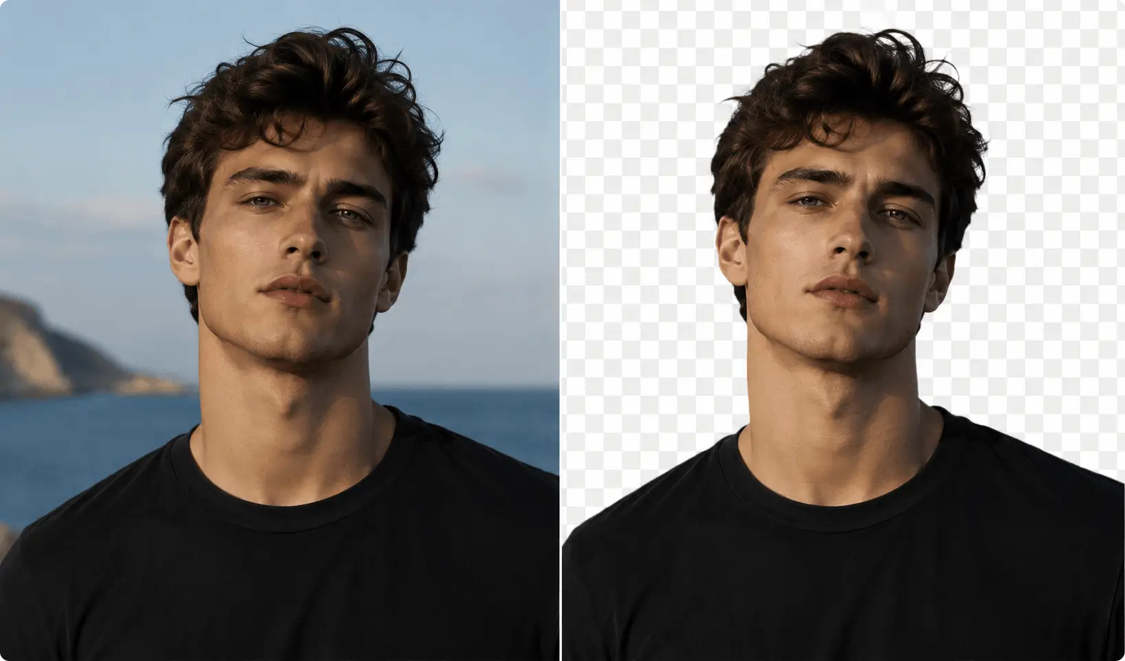 Preview of AI Background Remover tool