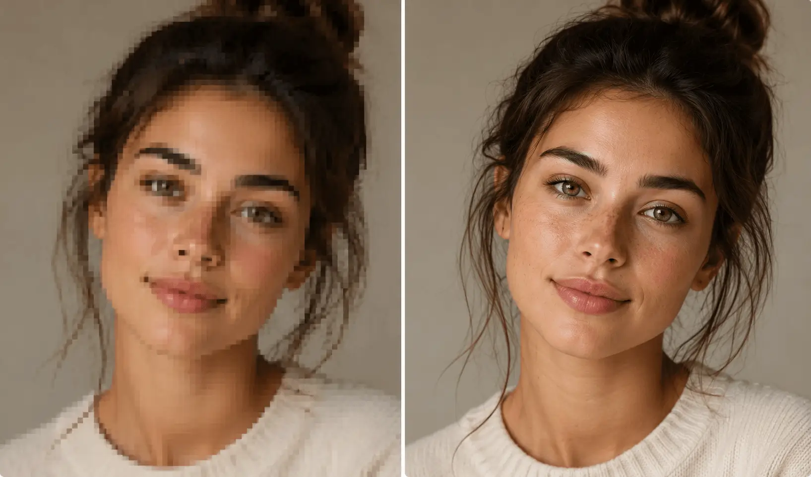 Preview of AI Image Upscaler tool