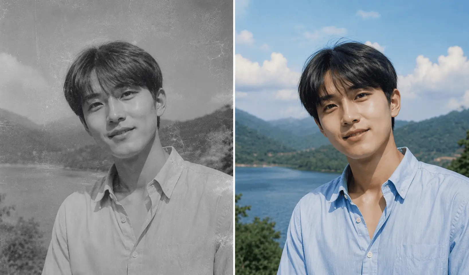 Preview of AI Photo Colorizer tool