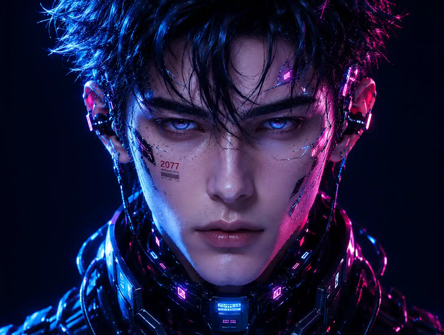 Preview of AI Cyberpunk Generator effect