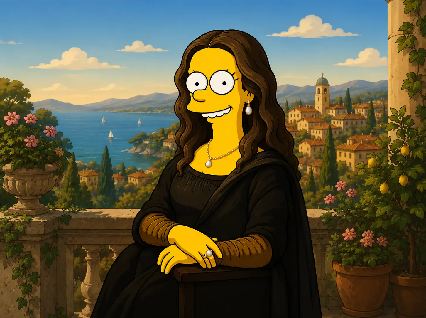 Preview of AI Simpsons Character Creator effect
